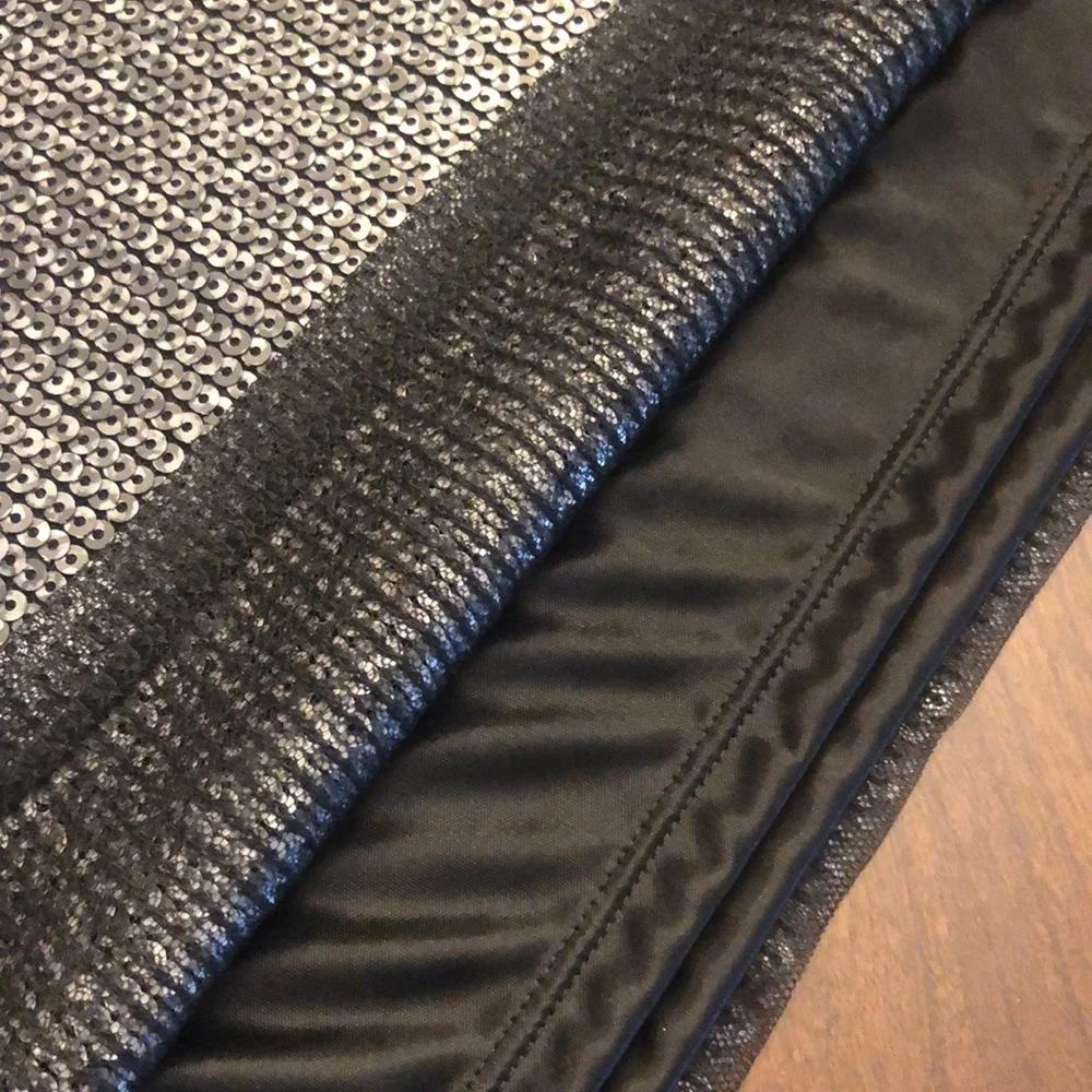 Silver Sequined Slip Dress by Express - Picture 11 of 15